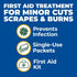 Globe Triple Antibiotic Ointment, 144 Pack, 0.9g Single Packet for First Aid Kit, Prevents Infection, Travel Size