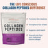 Live Conscious Collagen Peptides Powder - Hydrolyzed Collagen for Hair, Skin, Nail & Joint Support - 16oz
