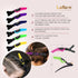 Laflare Braiding Hair Rack, Hair Extension Holder with 60 Spools, Wood Color