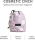 Jadyn Cinch Top Compact Travel Makeup Bag, Cosmetic Organizer for Women (Dusty Lavender)