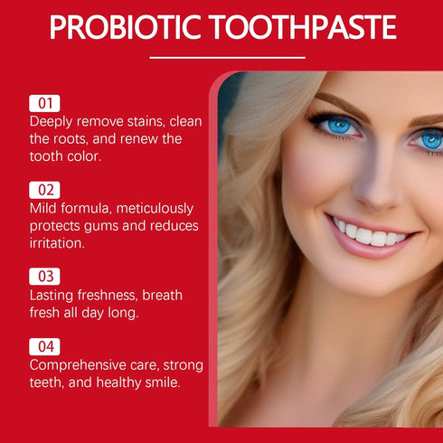 Vitacamy 2Pcs SP8 Toothpaste,SP-8 Probiotic Whitening ToothpasteUltra Whitening,Provides Total Protection for Gums