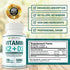 Max Absorption Vitamin K2 + D3 (5000IU) 90 Veggie Capsules from MK-7 and Cholecalciferol for Healthy Heart and Strong