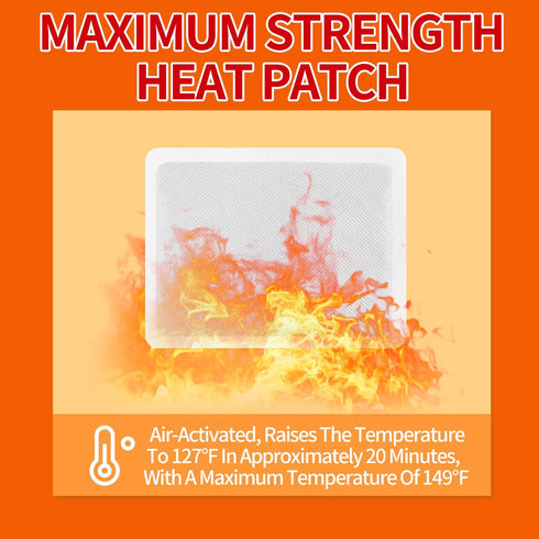 Packs, 10 Packs Heat Patches for Menstrual Cramp Relief, Adhesive Heating Patches for Period Cramps, Portable Instant