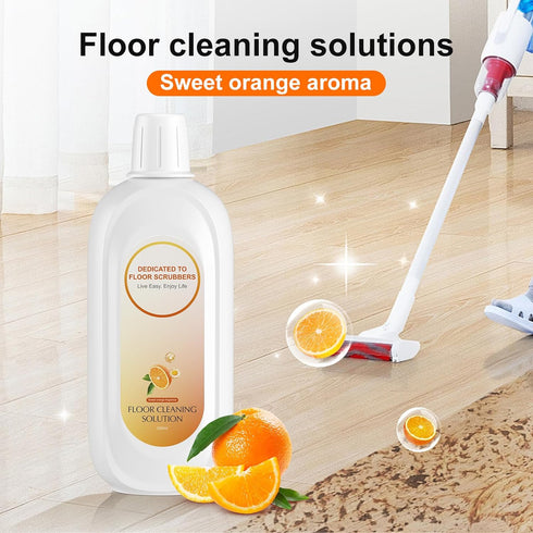 Orange Flavor Floor Cleaning Solution, Compatible with Tineco, Deep Cleans Multiple Hard Floors, 1 Bottle