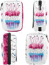QsirBC 7 Watercolor Flamingo Daily Pill Organizer Travel Medicine Container Holder Bag Weekly Pills Case Box Day