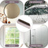 Small Squeegee: Mini Soft Window Scrubber, 2 in 1 Glass Cleaning Squeegee for Kitchen, Car, and Bathroom