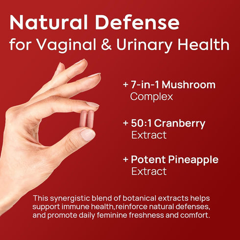 HerAur Immune Probiotic,60CT e Vaginal Probiotics for Women - pH Balance, Healthy Vaginal Odor, Vaginal Flora, Yeast