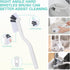 Harkta 12Pcs Set,Hard Crevice Cleaning Brush Bristle Cleaning Supplies for Deep Cleaning Gap,Home Essentials,Bathroom