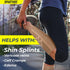 Sparthos Calf Compression Sleeves (Pair) – Leg Compression Socks for Men and Women, Beige-XL