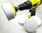 3.5” Drill Powered Magic Sponge Eraser Kit, 6 Pieces with Drill Attachment, Ultra Durable Cleaning Pads for Various