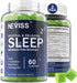 NEVISS Melatonin Free Sleep Aid Gummies - GABA, L-Tryptophan, Magnesium, Vegan, 2 Pack