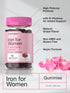Horbaeach Iron Gummies for Women | Supplement with B Vitamins, Grape Flavor, Vegan, Non-GMO & Gluten Free (70 Count)