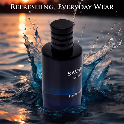 Savage Extrait Eau De Parfum for Men - 100ml Cologne with Grapefruit, Lavender & Rich Wood Notes