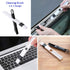 Magic Window Cleaning Brush Set, Hand-held Groove Gap Cleaning Tools for Window Blind and Sliding Door Track