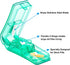 2PCS Pill Cutter - Professional Pill Splitter for Cutting Small or Large Pills in Half