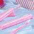Portable Toothbrush Cover, Plastic Travel Box, Breathable Design with Air Hole, Pink