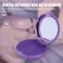 Healifty Portable Dental Retainer Box - Practical Invisible Denture Case with Mirror for Dental Braces (Violet)