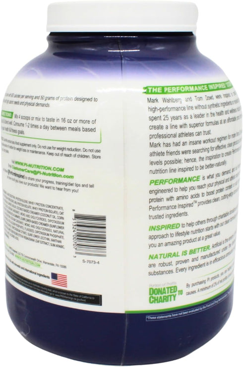 Performance Inspired Nutrition Smart Mass Gainer - 50G Protein, L-Glutamine, Creatine, Fiber, Digestive Enzymes,
