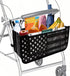 Hechitok American Flag Walker Bag, Handy Rollator Basket Water Cup Holder, Walker Accessories