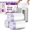 JOYEUX Small Trash Bags, 4 Gallon, 90 Count, Drawstring White Mini Liners for Bathroom, Bedroom, Office