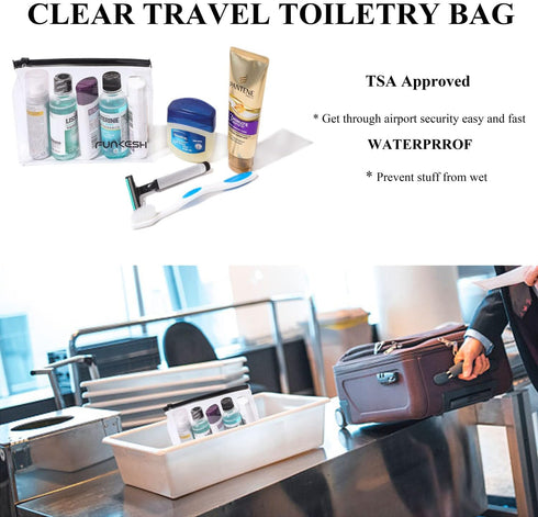 Mens Toiletry Bag Waterproof Organizer Bag, Travel Shaving Dopp Kit, Perfect Travel Accessory Gift