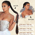 Sofeiyan Long Braid Ponytail Extension, Straight Sleek Wrap Around Hair Extensions for Women Daily Wear, 2Pcs