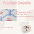 Large Quilted Makeup Bag for Women and Girls, Cute Floral Cotton Cosmetic Bag, Aesthetic Toiletry Bag (01Pink Bows)