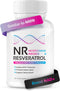 NR + Resveratrol Supplement for NAD, DNA & Cellular Health, Longevity, Vitality, 5-in-1 Anti Aging Formula with
