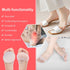 Metatarsal Pads - AMODOST Ball of Foot Cushions for High Heels, Soft Gel and Silk Reusable Pain Relief (4 Pairs)