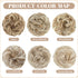 SARLA 2PCS Messy Hair Bun Hair Pieces, Wavy Curly Synthetic Updo Fake Scrunchies Ponytail Extension, Dirty Blonde