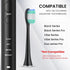 Replacement Toothbrush Heads Pack of 5 Compatible with AquaSonic Black Series, Vibe Series, Black Series Pro