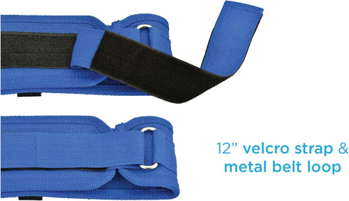 NOVA Transfer Belt with Grip Handles, Extra Wide Gait Belt for Patient Mobility, Sizes 36", 42", 48".