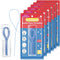 Dental Floss Threader, Deep Clean Floss for Braces, Bridges, Implants, 50 Count (Pack of 6)