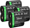 KOOAQQ CR-P2 Batteries, (New Upgraded) 2000mAh 6 Volt Lithium Photo Battery Replaces 223A,
