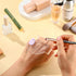 Makeup Mixing Palette, 2 Pieces Handheld Acrylic Foundation Mixing Tray for Makeup Blending