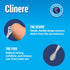Clinere Ear Cleaners, Gentle Canal Cleaning and Ear Wax Removal Tool, 36 Count