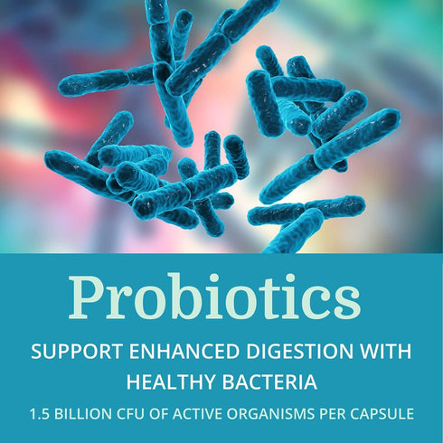 Alkadophilus Best Process Alkaline Probiotic & Prebiotic Digestive Supplement, 1.5 Billion CFU Good Bacteria & Beetroot