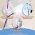 180° Dusters Multi Surface Duster Refills Kit - Extender Handle with 1 Long Handle, 1 Short Handle, 15 Duster Refills
