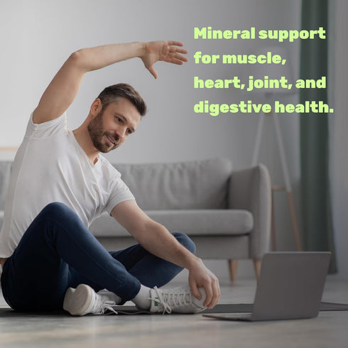 Magnesium Glycinate 500mg, 240 Veggie Capsules, Chelated for Easy Absorption for Muscle and Joint Health