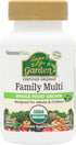 Natures Plus Source of Life Garden Certified Organic Family Chewable Multivitamin - 60 Vegan Chewables, Mixed Berry