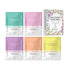 Herb Garden Sheet Mask (5pc), Lavender, Rosemary, Jasmine, Chamomile, Peppermint, Anti-Aging.