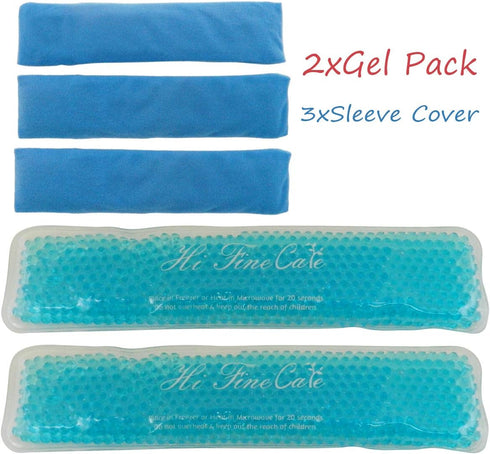 Perineal Cooling Pad, Postpartum Cold Packs Gel Bead Ice Pack for Women, 2 Ice Packs and 3 Covers