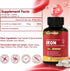Wellbeing Iron Supplement for Women & Men - Highly Absorbable Iron Bisglycinate Capsules for Adults,Vegan, Non-GMO