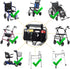 Wheelchair Side Bag with Cup Holder,Wheelchair Armrest Accessories Storage Pouch for RollatorWalkerPower