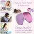 Atsuwell Sinus Mask, Warm Cold Compress Eye Mask for Dry Eyes, Microwavable Face Heating Pad for Migraines, Stress