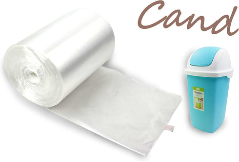 Cand Clear Garbage Bags, 6 Gallon, 110 Counts
