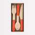 Meri Meri Wooden Cutlery Set (Pack of 24), Made from Birch Wood,