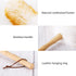 Lambs Wool Duster with Solid Bamboo Handle, 18.9 Inch Long Natural Feather Duster for Cleaning Ceiling Fans, Blinds,