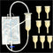 Wellgood Latex Condoms Catheter for Men, 7pcs External Catheter with 1000ml Leg Bag