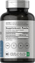 Horbaach Betaine HCl 1200mg | 180 Capsules | Betaine Hydrochloride Supplement | Non-GMO, Gluten Free